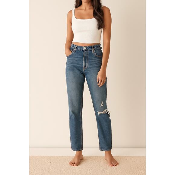 Abercrombie & Fitch The Mom High Rise Jeans - Picture 1 of 8